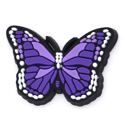 Small Purple Butterfly Jibbz