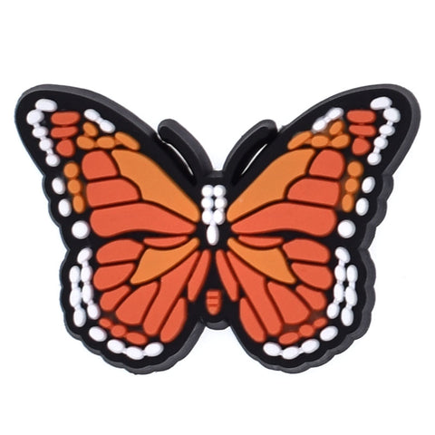 Small Orange Butterfly Jibbz